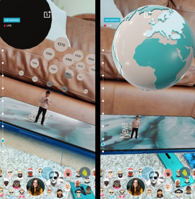 Making product launches and live events extraordinary using Augmented Reality