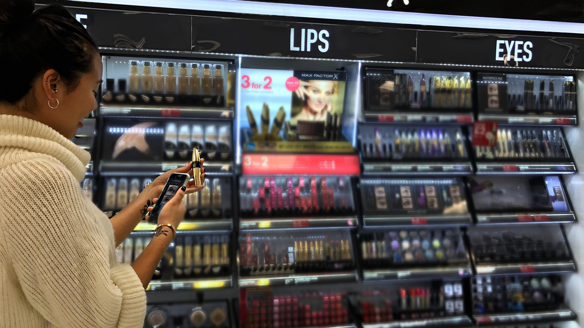 Max Factor Interactive Products Augmented Reality Examples Max Factor Interactive Products Augmented Reality Examples