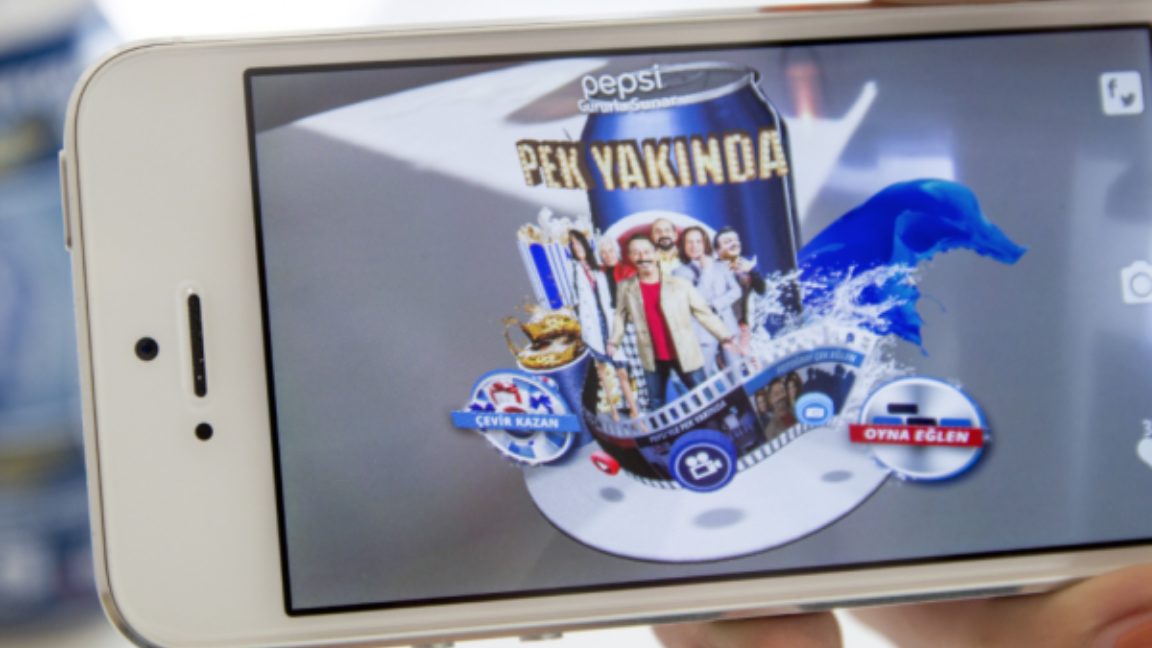 Pepsi cans become cinema screens in Blippar Turkey's campaign starring Cem Yilmaz