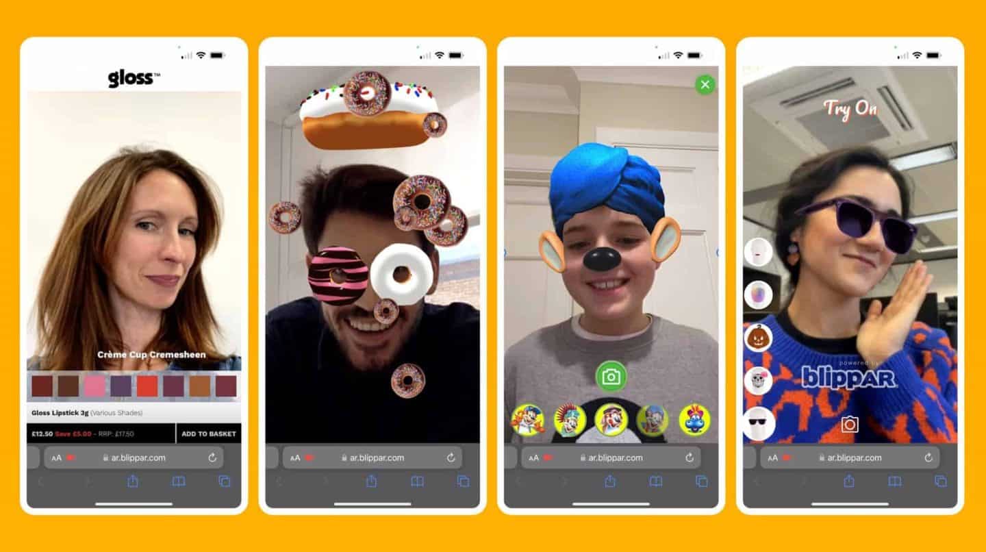 Face tracking now available by using the Blippar WebAR SDK - Blippar