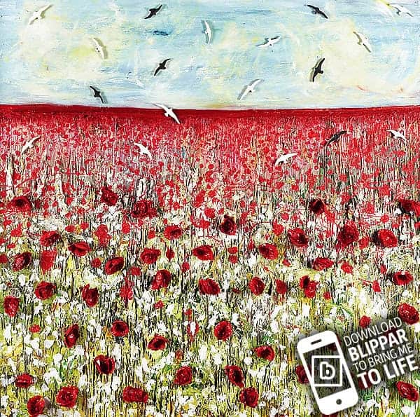 scarlett raven royal british legion blippar visual browser augmented reality image recognition art blippbuilder
