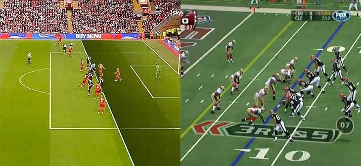 What's the Difference Between Virtual Reality and Augmented Reality? Soccer and Football Augmented Reality